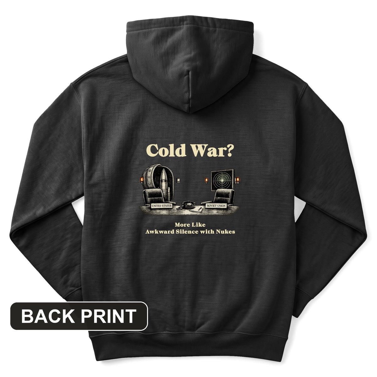 Cold War Back Print Hoodie