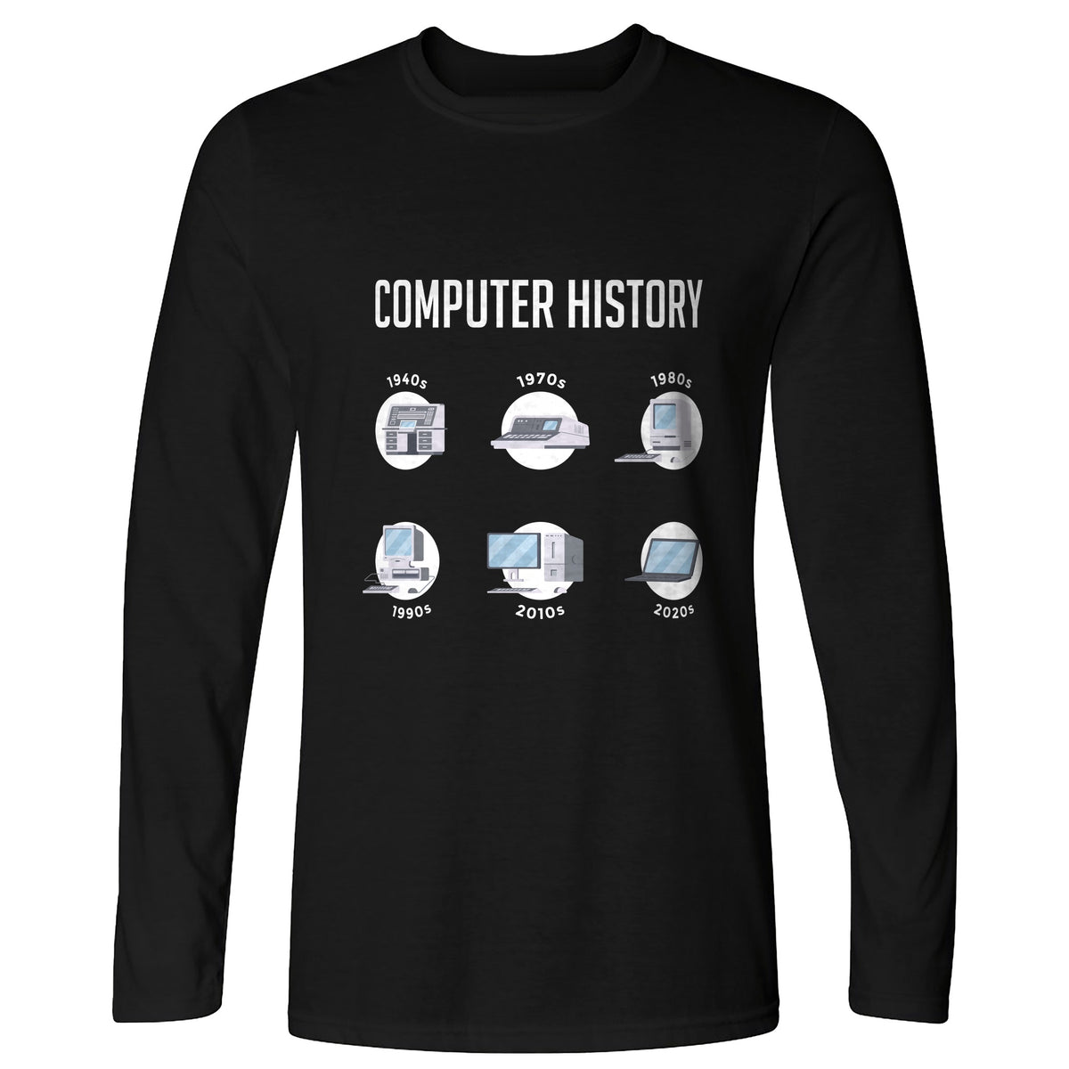 Computer History Long Sleeve T-Shirt