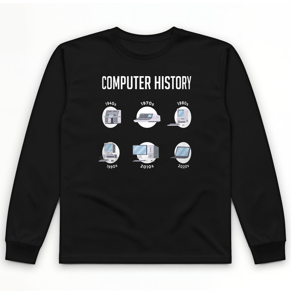 Computer History Long Sleeve T-Shirt
