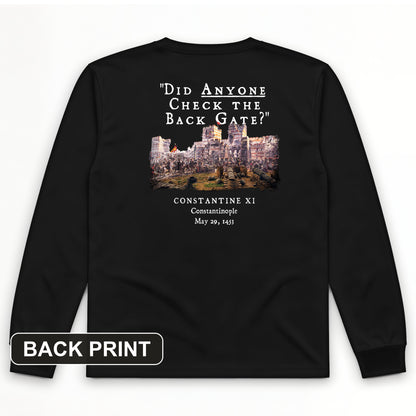 Constantinople Back Print Long Sleeve T-Shirt