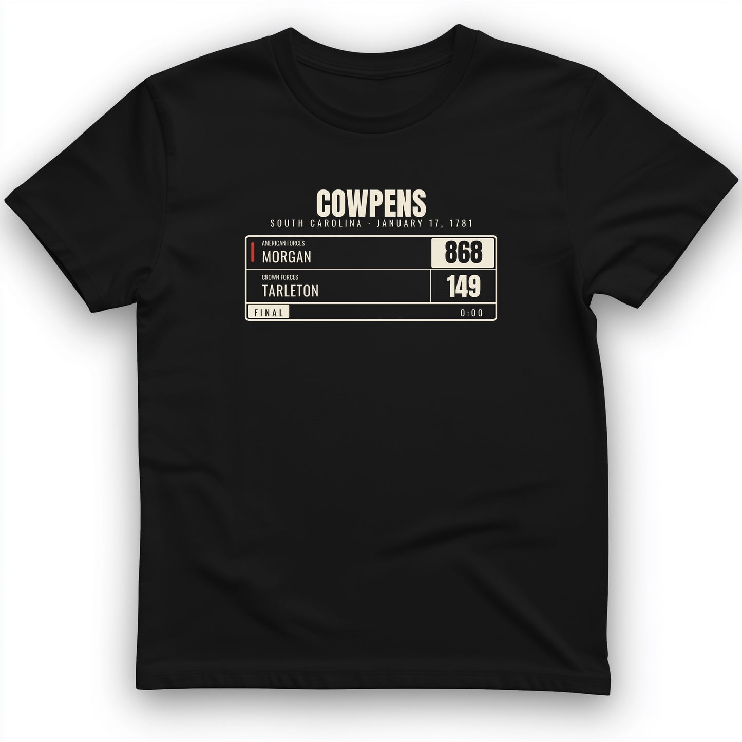 Cowpens Scoreboard T-Shirt