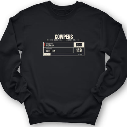 Cowpens Scoreboard Crewneck