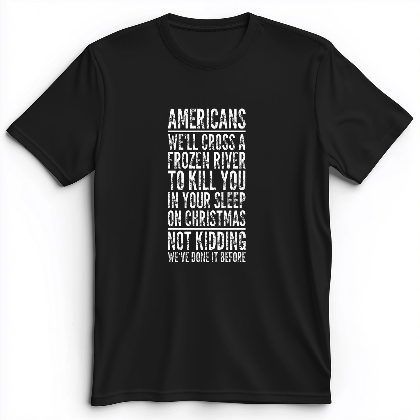 Cross A River On Xmas Premium Tee