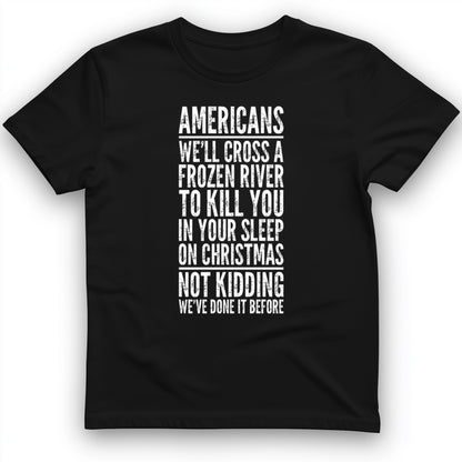 Cross A River On Xmas T-Shirt