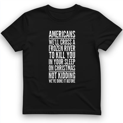 Cross A River On Xmas T-Shirt