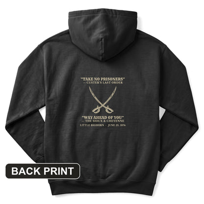 Custer's Last Order Back Print Hoodie