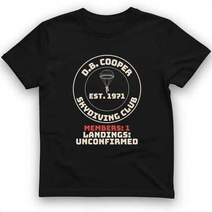 DB Cooper Skydiving Club T-Shirt