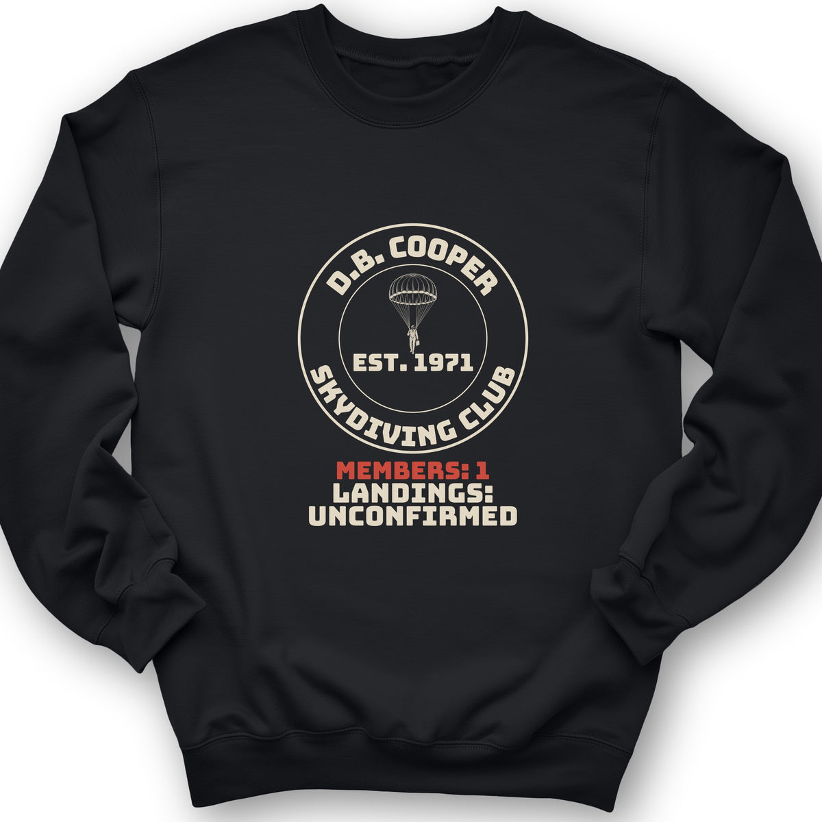 DB Cooper Skydiving Club Crewneck