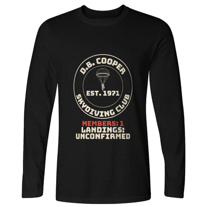 DB Cooper Skydiving Club Long Sleeve T-Shirt
