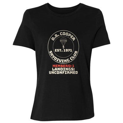 DB Cooper Skydiving Club Women's T-Shirt