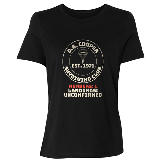 DB Cooper Skydiving Club Women's T-Shirt