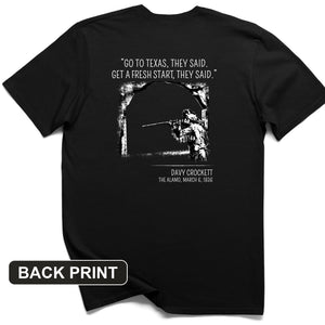 Davy Crockett Back Print T-Shirt