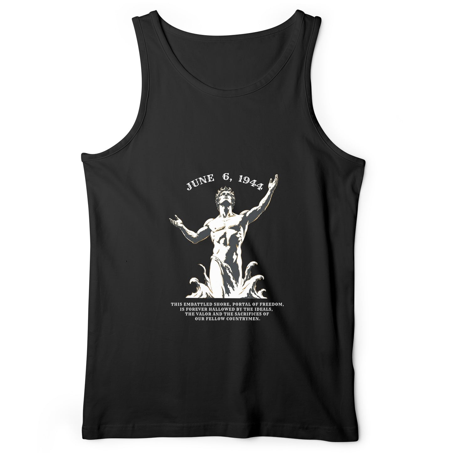Dday Statue Tank Top