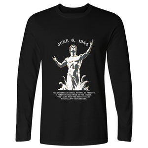 Dday Statue Long Sleeve T-Shirt