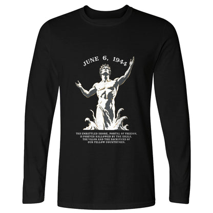 Dday Statue Long Sleeve T-Shirt
