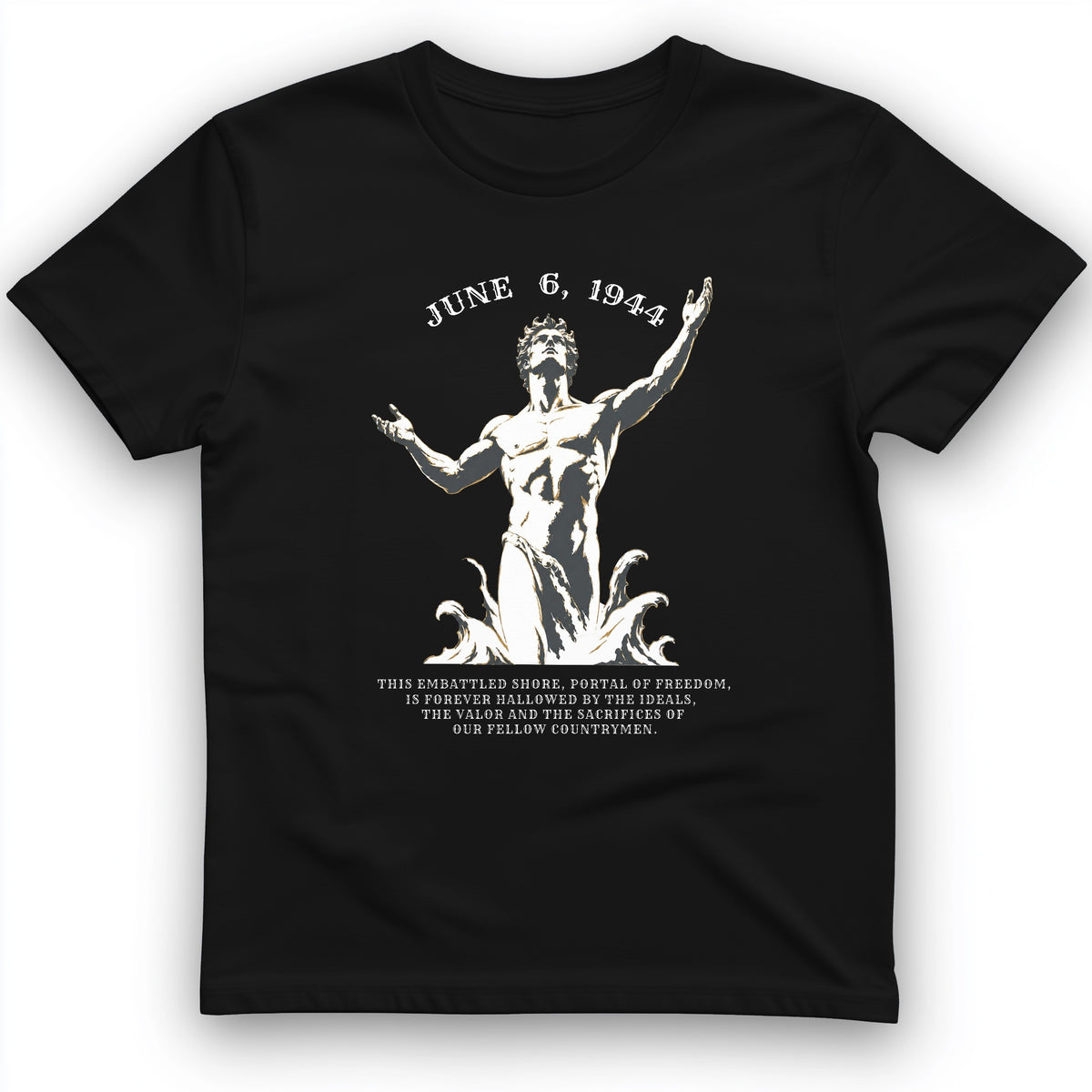 Dday Statue T-Shirt