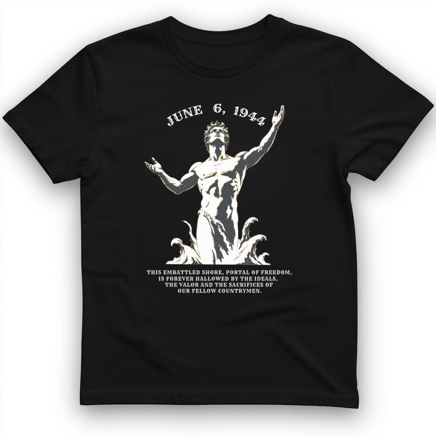 Dday Statue T-Shirt