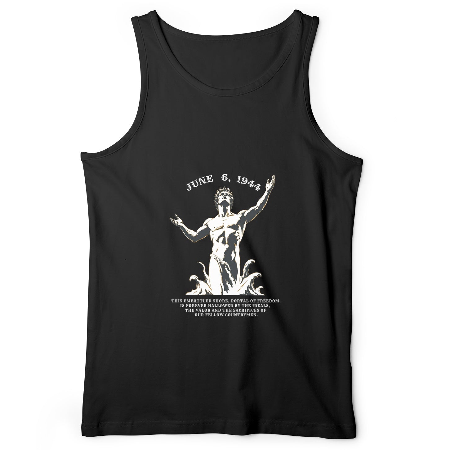 Dday Statue Tank Top
