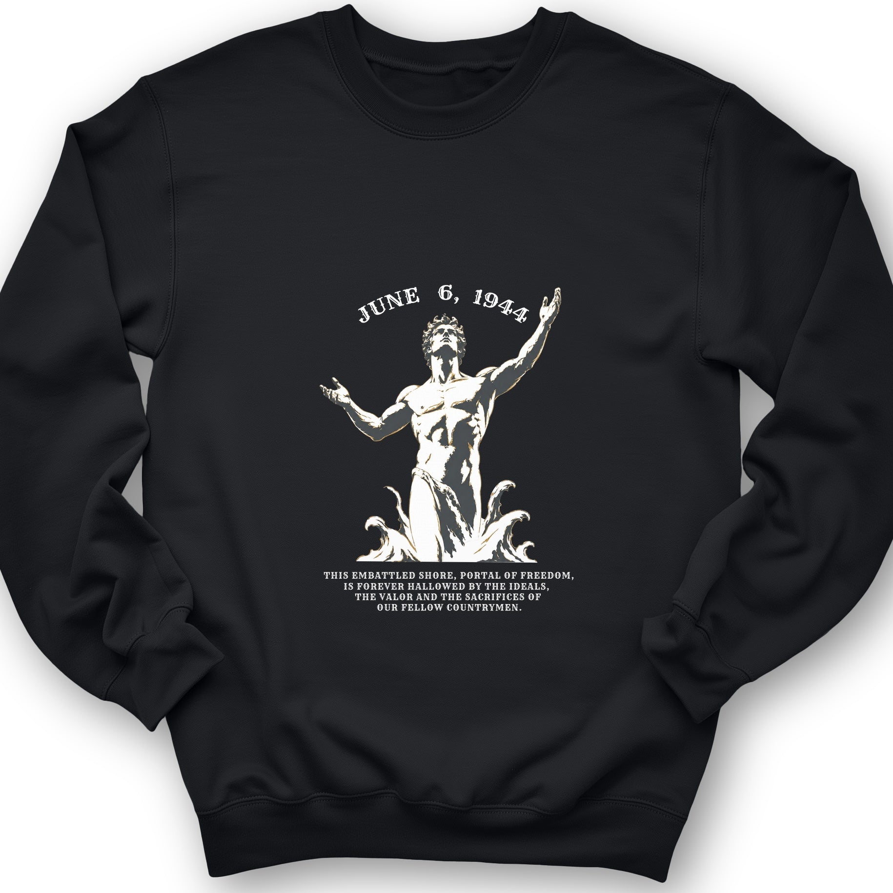 Dday Statue Sweatshirt