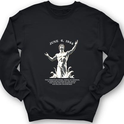 Dday Statue Sweatshirt
