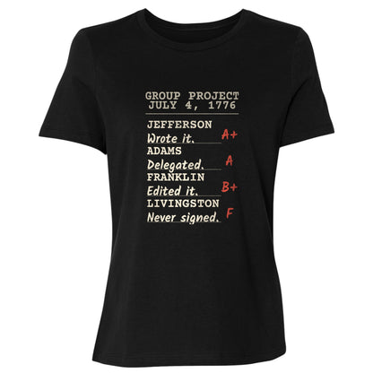 Declaration Of Independence Group Project Women's T-Shirt