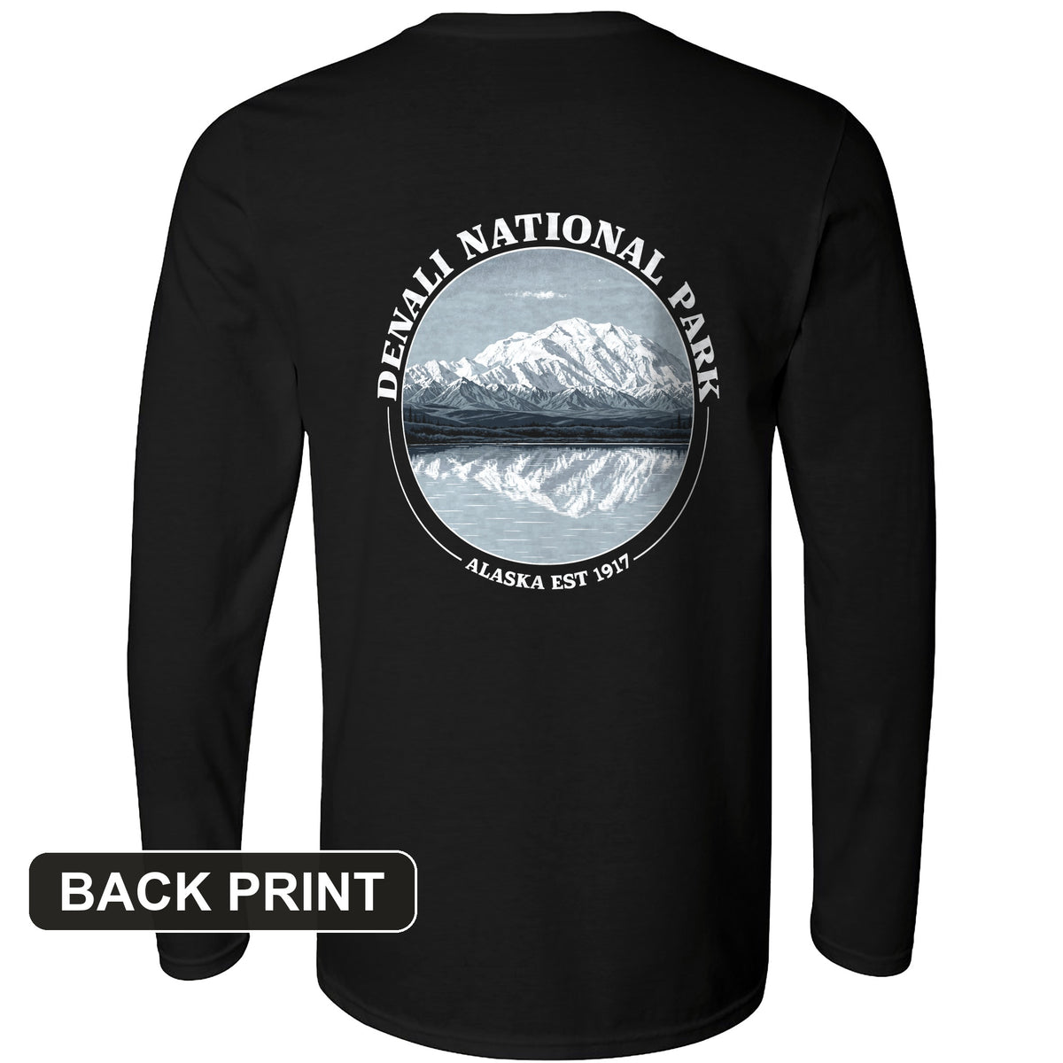 Denali Back Print Long Sleeve T-Shirt