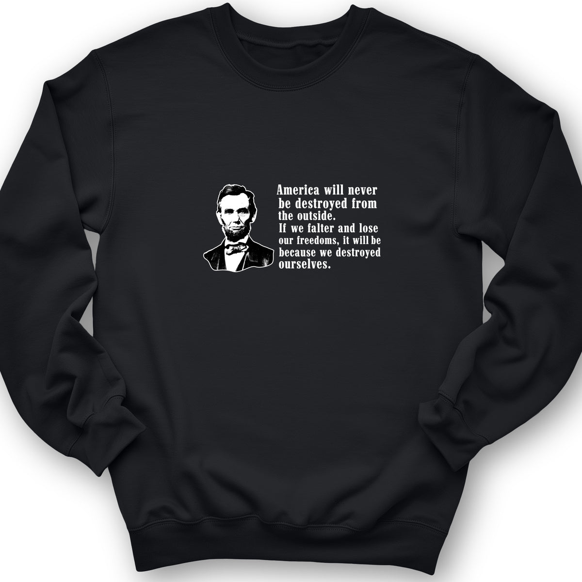 Destroyed Ourselves Lincoln Crewneck