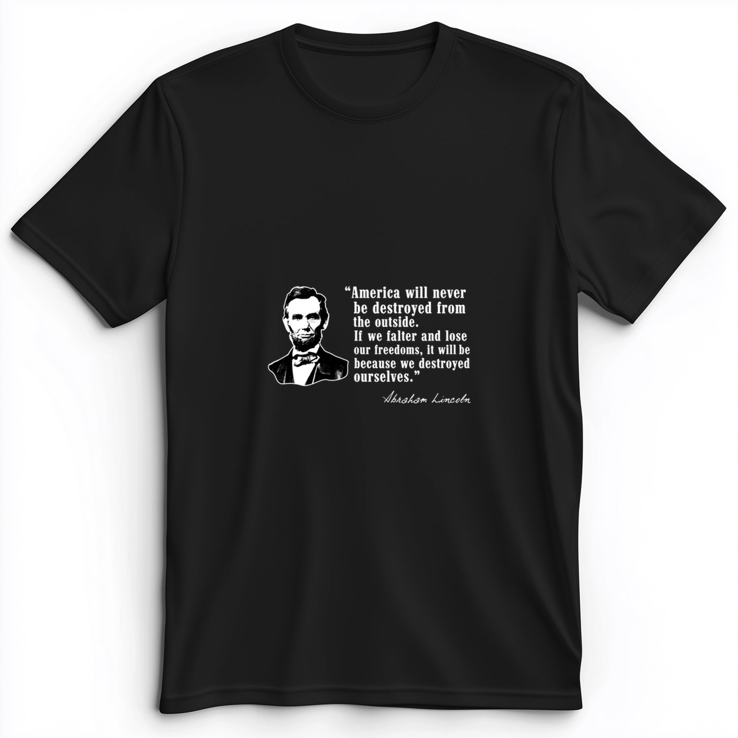 Destroyed Ourselves Lincoln Premium Tee