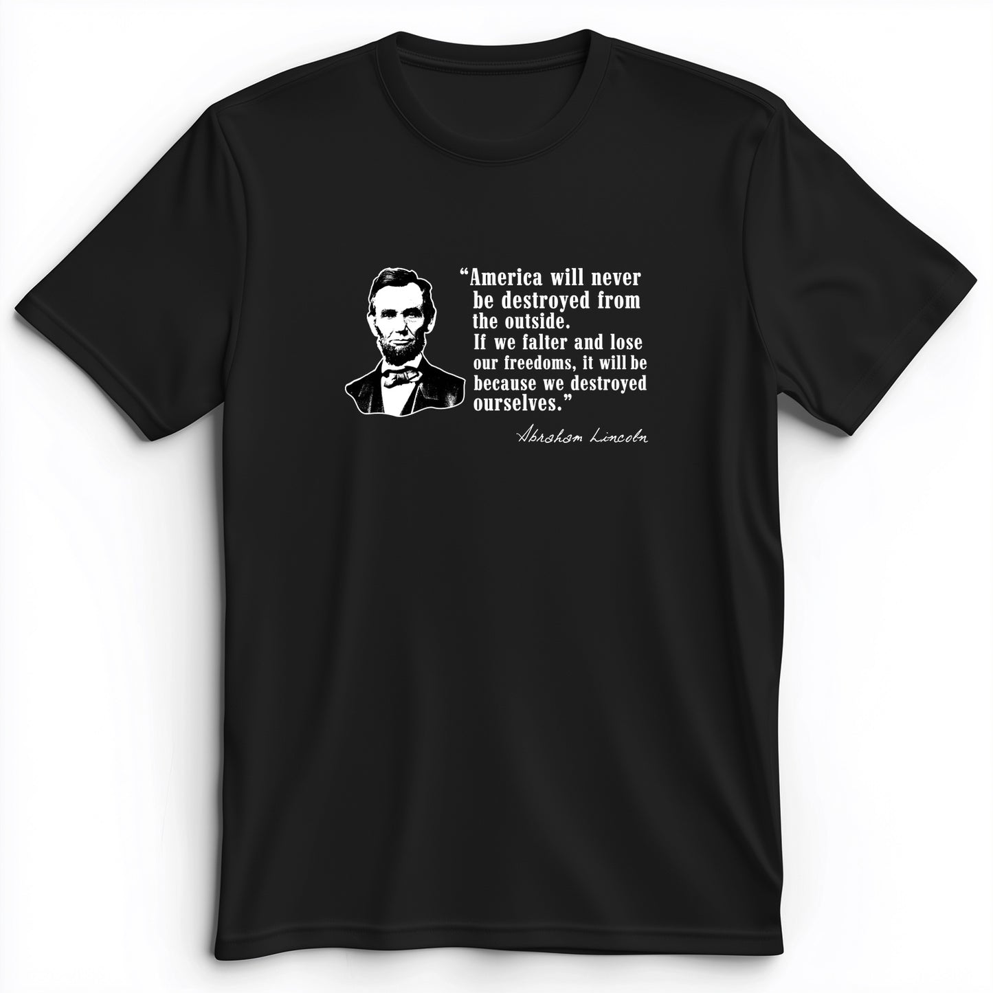 Destroyed Ourselves Lincoln Premium Tee