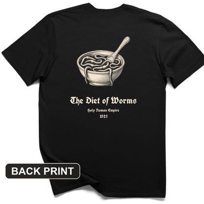 Diet Of Worms Back Print T-Shirt