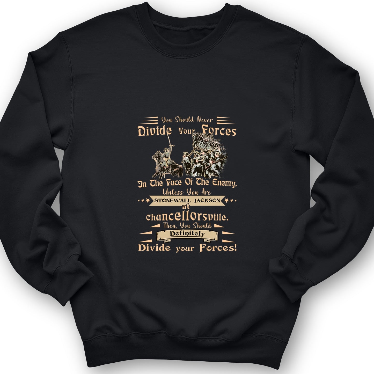 Dividing Forces Crewneck
