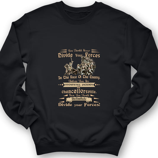 Dividing Forces Crewneck