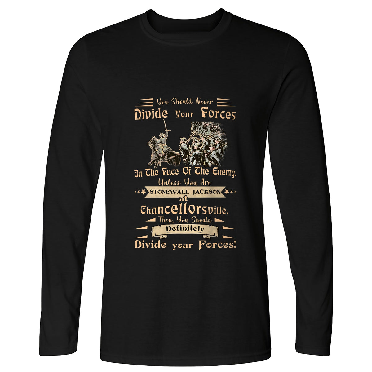 Dividing Forces Long Sleeve T-Shirt