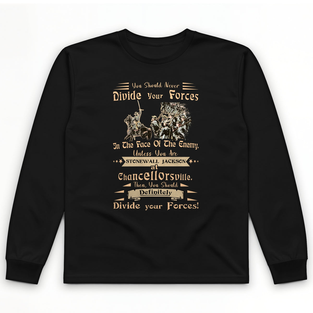 Dividing Forces Long Sleeve T-Shirt