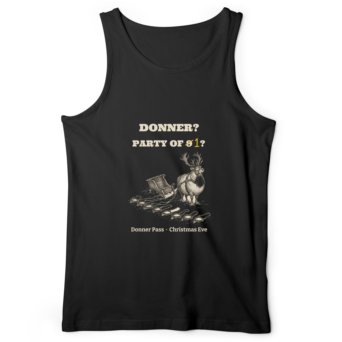 Donner Reindeer Party Of One Tank Top