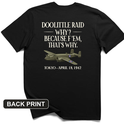 Doolittle Raid Back Print T-Shirt