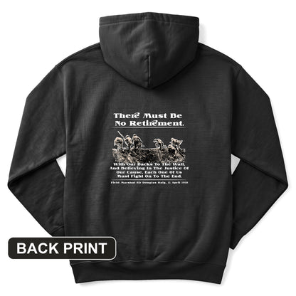 Douglas Haig Back Print Hoodie