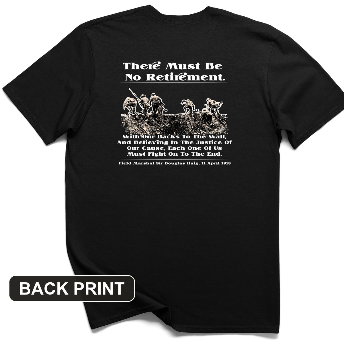 Douglas Haig Back Print T-Shirt