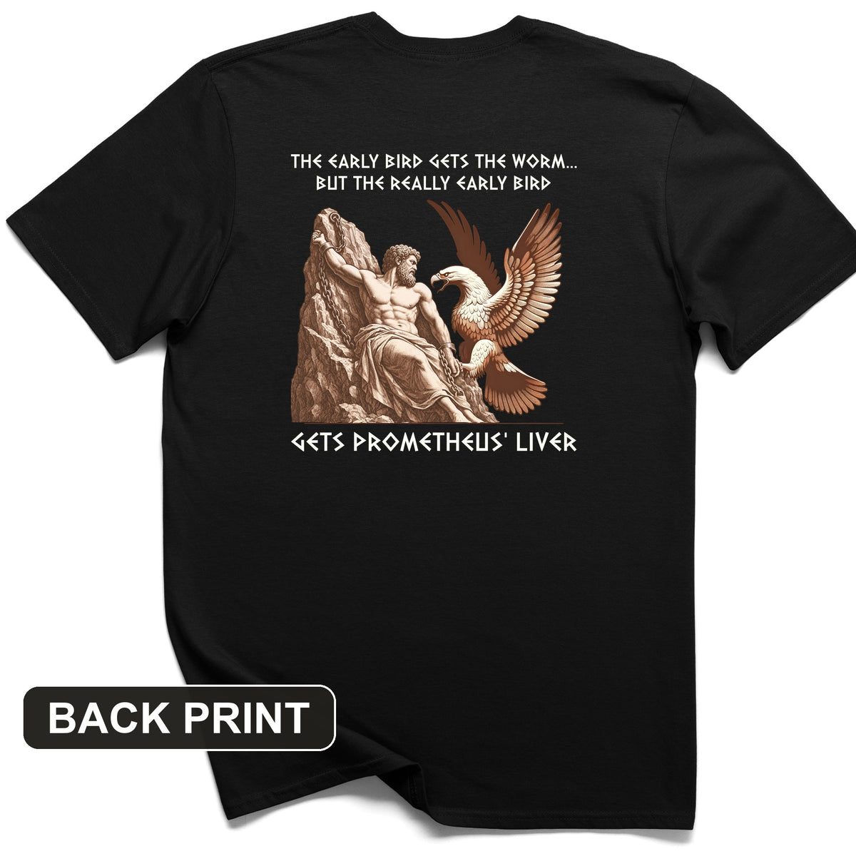 Early Bird Back Print T-Shirt