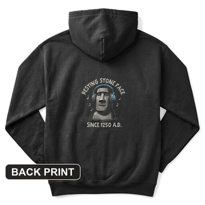 Easter Island Back Print Hoodie