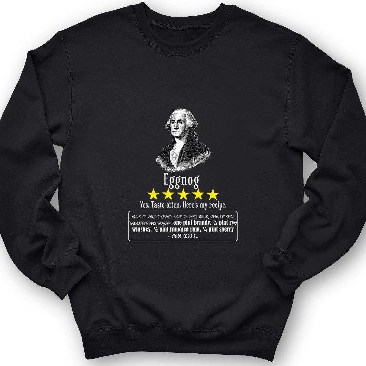 Eggnog George Washington Crewneck