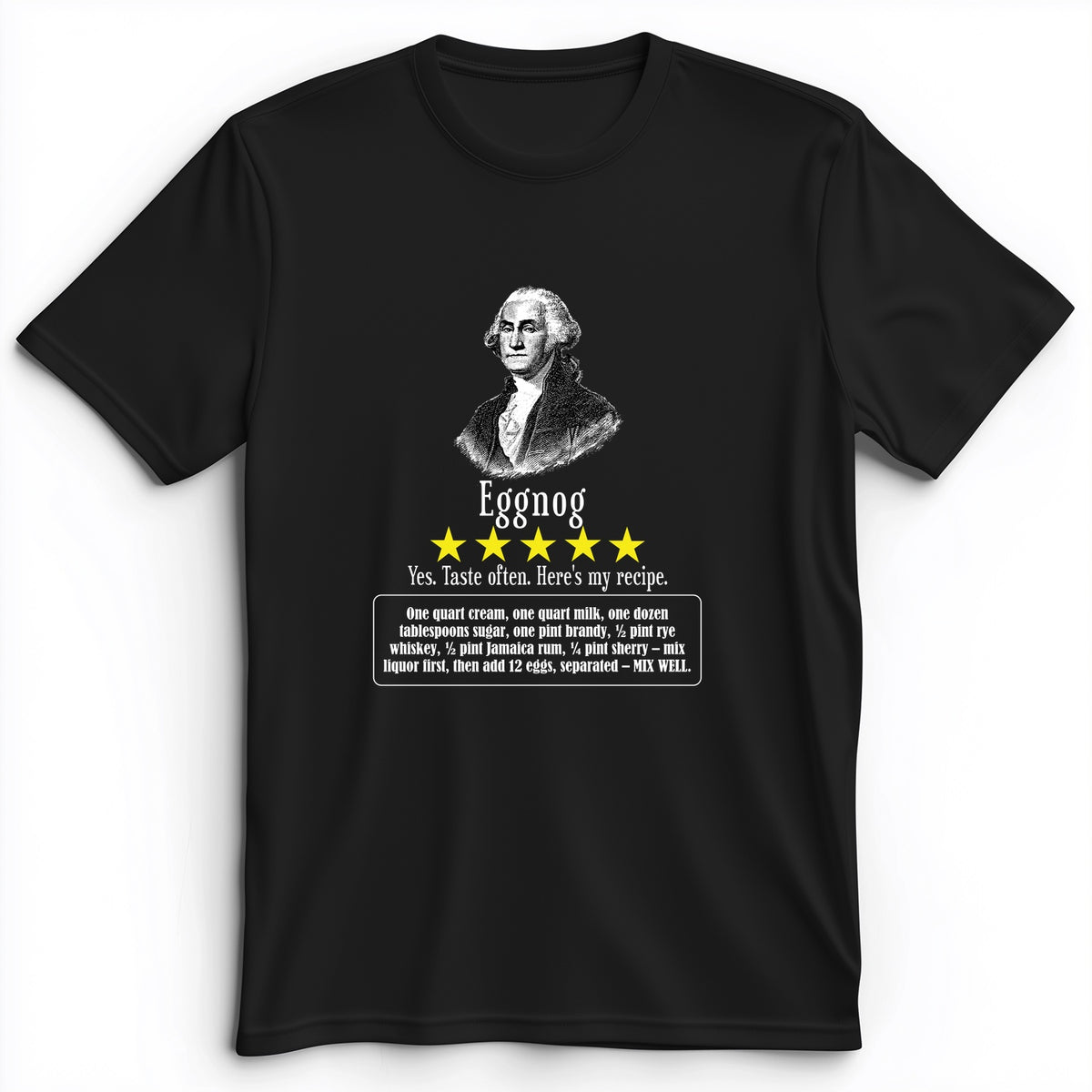 Eggnog George Washington Premium Tee