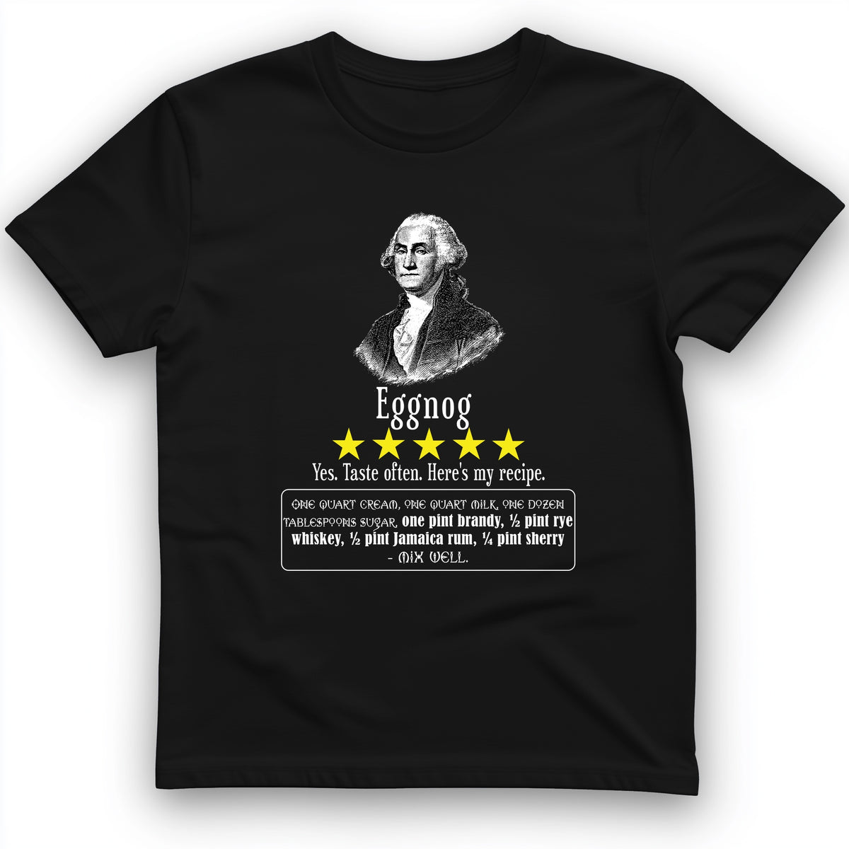 Eggnog George Washington T-Shirt