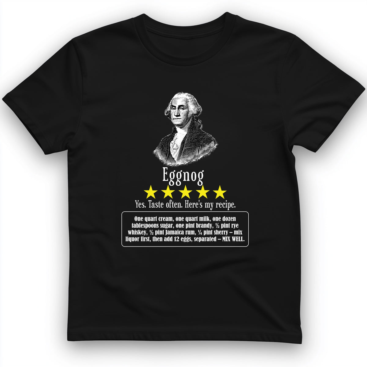 Eggnog George Washington T-Shirt