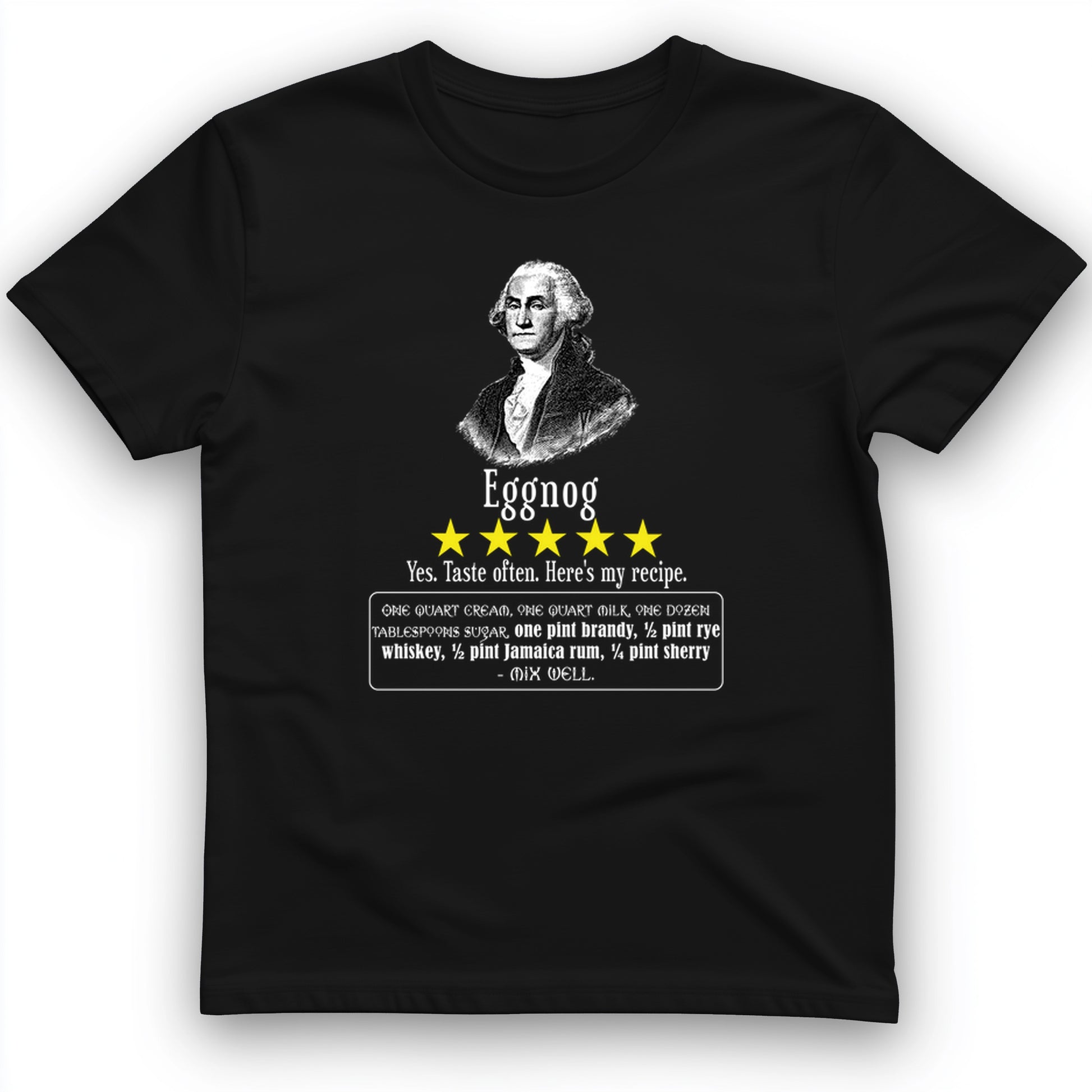 Eggnog George Washington T-Shirt