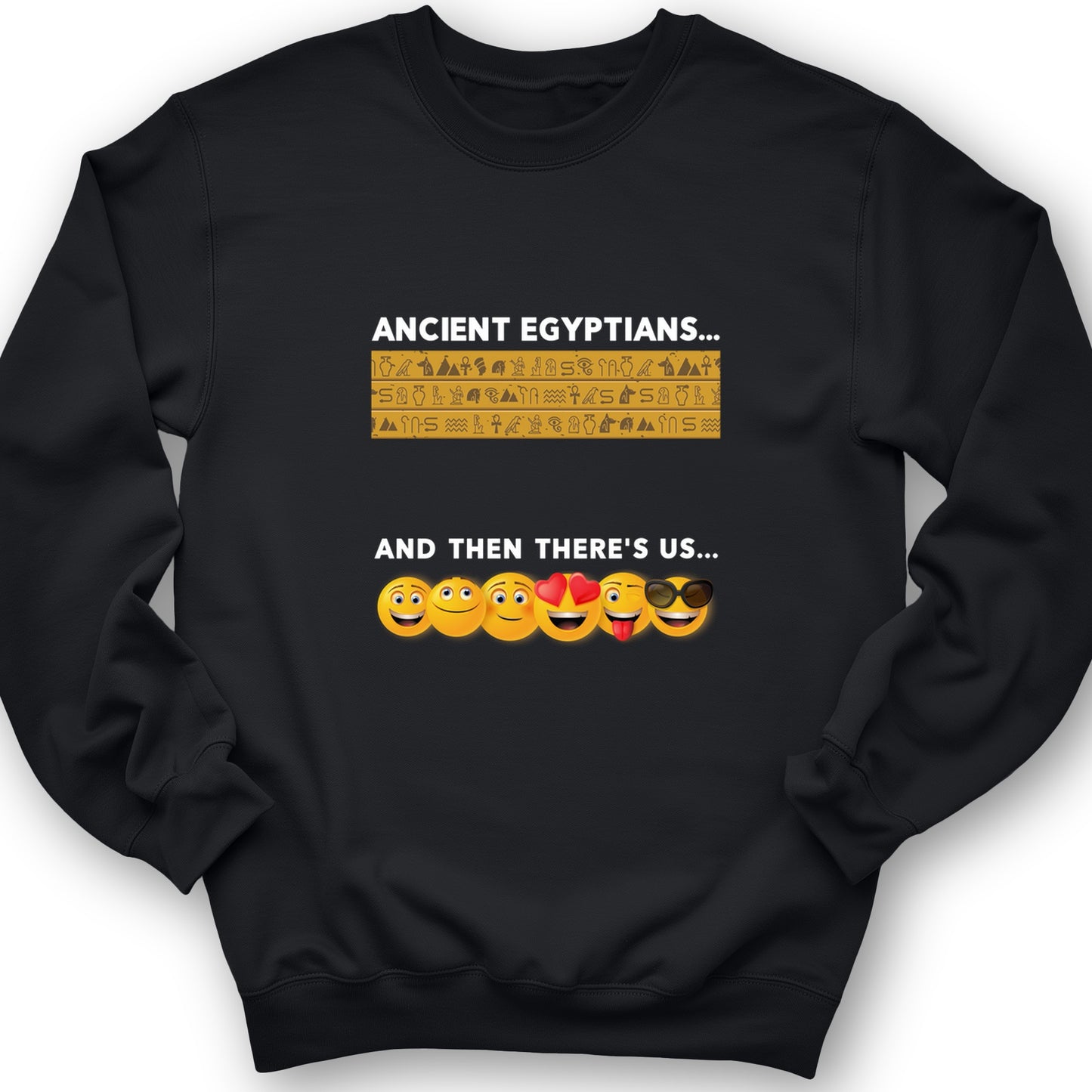 Egyptian Emoticons Crewneck