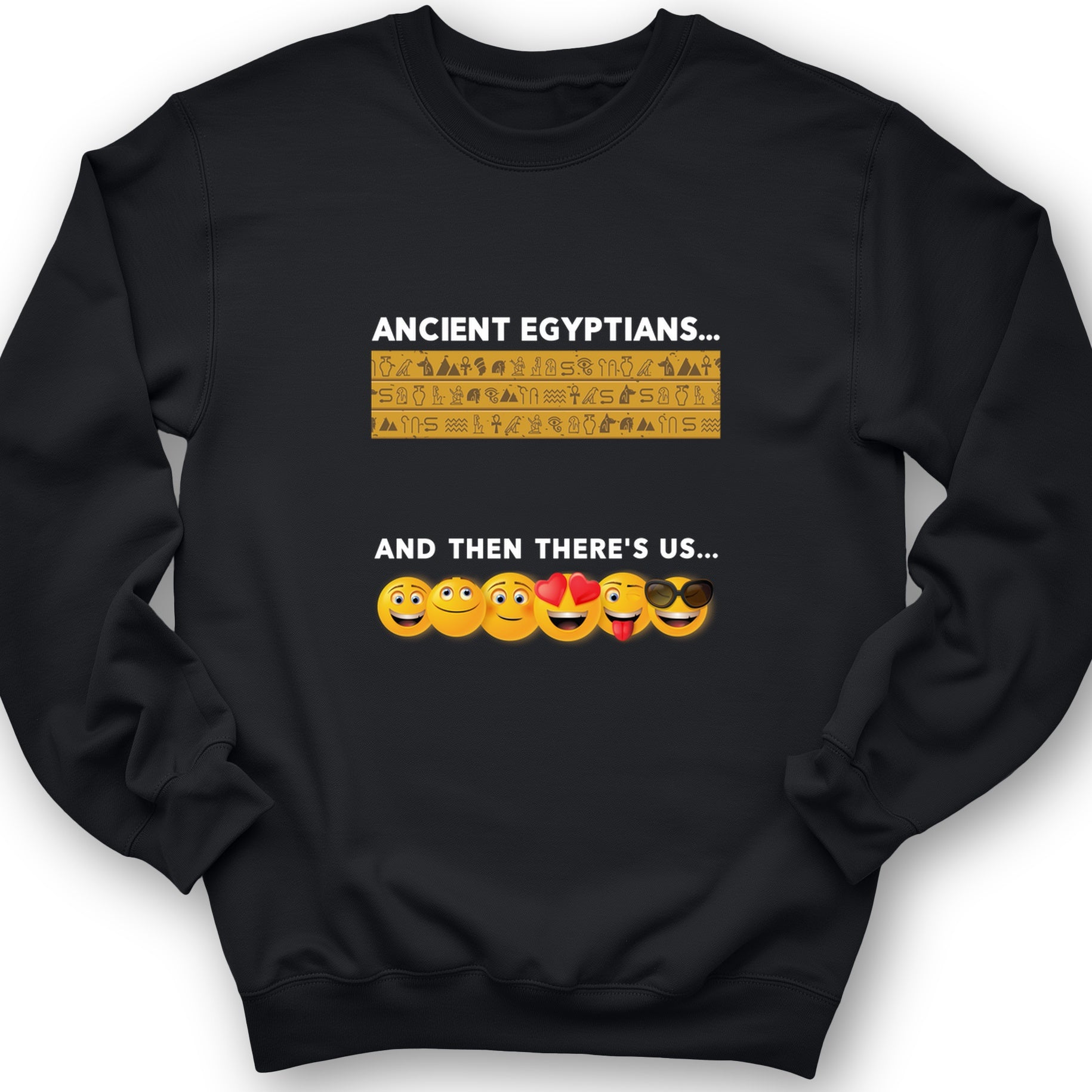 Egyptian Emoticons Crewneck