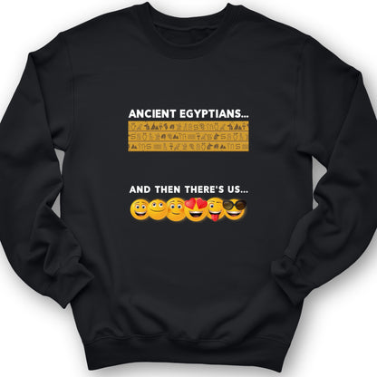 Egyptian Emoticons Crewneck