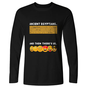 Egyptian Emoticons Long Sleeve T-Shirt