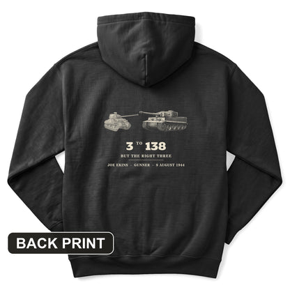 Ekins 3 To 138 Back Print Hoodie